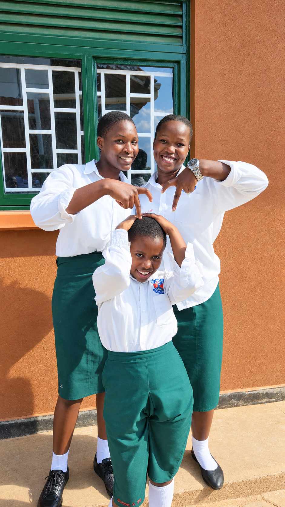 Students at Kira Secondary School
